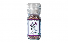 Lunn Black Salt Kala Namak  Glass Bottle  100 grams